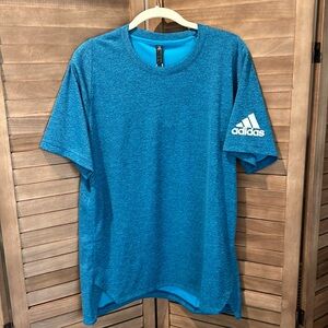 NEW ~ ADIDAS ~ Axis Short Sleeve Shirt ~ Blue ~ L